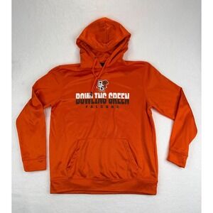 Colosseum Bowling Green Falcons Mens Orange Performance Hoodie Sweatshirt Large